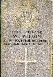 William Wilson gravestone at Girthon.